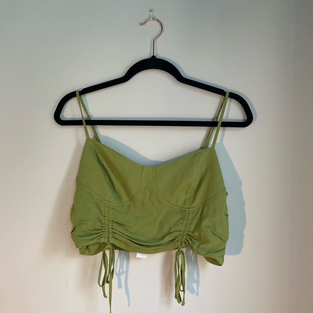 Cropped corset top